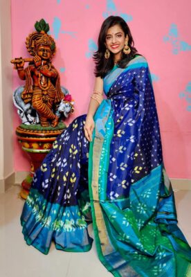 Exclusive Pure Ikkath Silk Sarees With Blouse (10)
