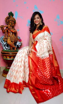 Exclusive Pure Ikkath Silk Sarees With Blouse (15)