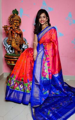 Exclusive Pure Ikkath Silk Sarees With Blouse (18)