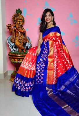 Exclusive Pure Ikkath Silk Sarees With Blouse (21)
