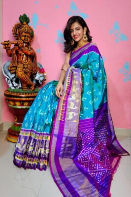 Exclusive Pure Ikkath Silk Sarees With Blouse (22)