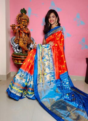 Exclusive Pure Ikkath Silk Sarees With Blouse (24)