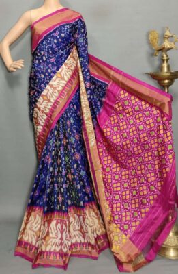 Exclusive Pure Ikkath Silk Sarees With Blouse (4)
