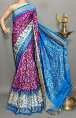 Exclusive Pure Ikkath Silk Sarees With Blouse (6)