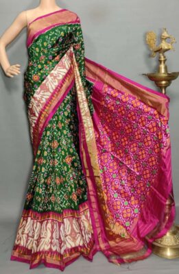 Exclusive Pure Ikkath Silk Sarees With Blouse (7)