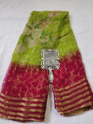 Exclusive Pure Printed Printed Chiffon Sarees Online (17)