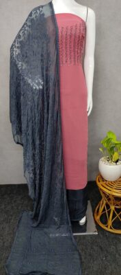Georgette Handworked Dress Materials (12)