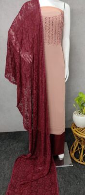 Georgette Handworked Dress Materials (5)