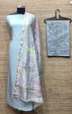 Latest Marble Print Cotton Silk Dresses (3)