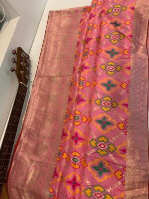 Pure Banaras Handloom Designer Munga Crepe Sarees (31)