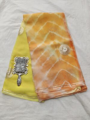 Pure Chiffon Sarees With Blouse (38)
