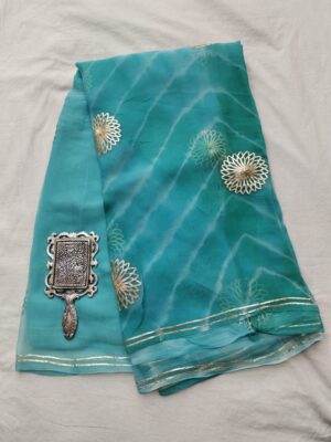 Pure Chiffon Sarees With Blouse (50)