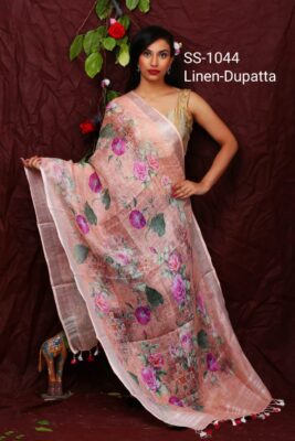 Pure Printed Linen Dupattas With Price (13)