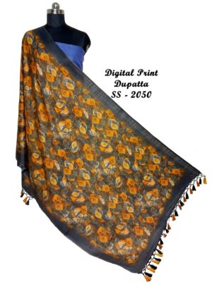 Pure Printed Linen Dupattas With Price (17)