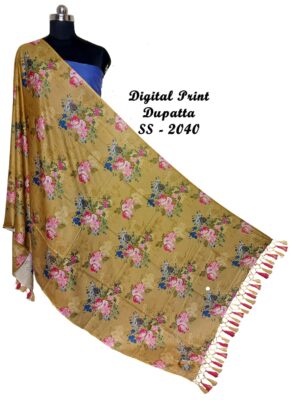 Pure Printed Linen Dupattas With Price (30)