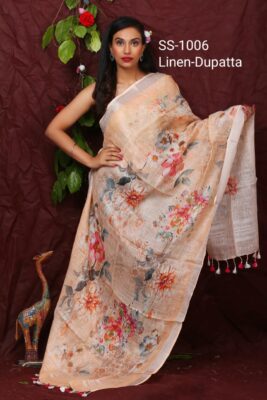 Pure Printed Linen Dupattas With Price (34)