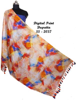 Pure Printed Linen Dupattas With Price (38)