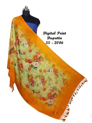 Pure Printed Linen Dupattas With Price (42)