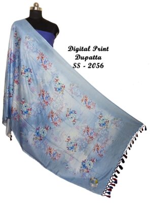 Pure Printed Linen Dupattas With Price (44)