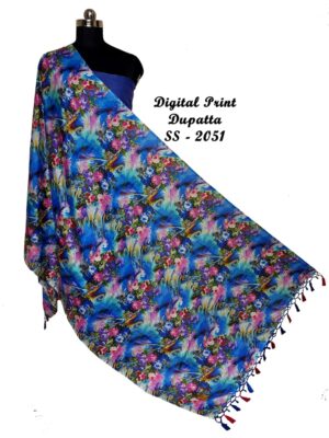 Pure Printed Linen Dupattas With Price (58)