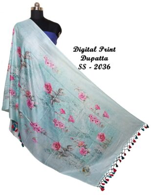Pure Printed Linen Dupattas With Price (60)