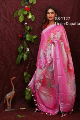 Pure Printed Linen Dupattas With Price (7)