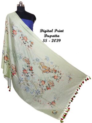Pure Printed Linen Dupattas With Price (77)