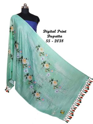 Pure Printed Linen Dupattas With Price (79)