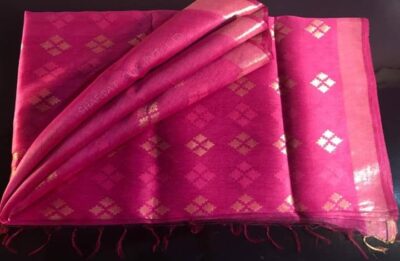 Pure Silk Linen Jamdhani Sarees With Price (26)