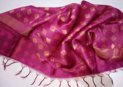 Pure Silk Linen Jamdhani Sarees With Price (8)