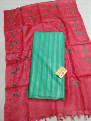 Tussar Silk Mix And Match Dress Materials (10)