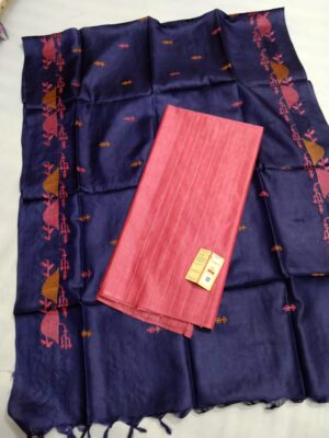 Tussar Silk Mix And Match Dress Materials (4)