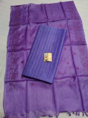 Tussar Silk Mix And Match Dress Materials (7)