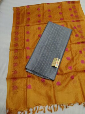 Tussar Silk Mix And Match Dress Materials (9)