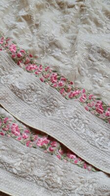Beautiful Chikankari Collections With Blouse (1)