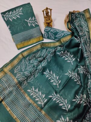Beautiful Maheshwari Silk Dress Materials (14)