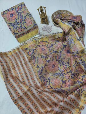 Beautiful Maheshwari Silk Dress Materials (19)