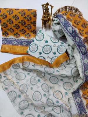 Beautiful Maheshwari Silk Dress Materials (23)