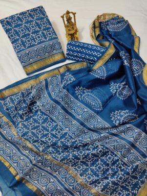Beautiful Maheshwari Silk Dress Materials (29)