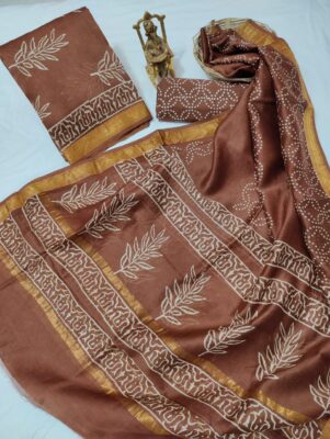 Beautiful Maheshwari Silk Dress Materials (3)