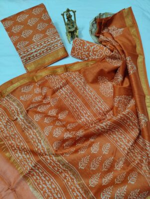 Beautiful Maheshwari Silk Dress Materials (4)