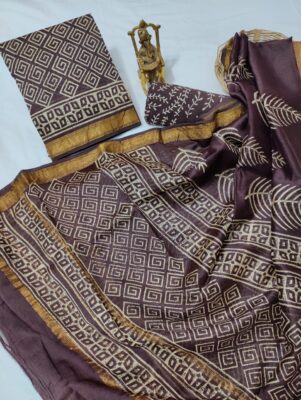 Beautiful Maheshwari Silk Dress Materials (5)