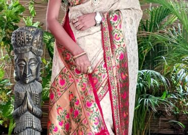 Exclusive Banarasi Khaddi Georget Sarees With Blouse (16)