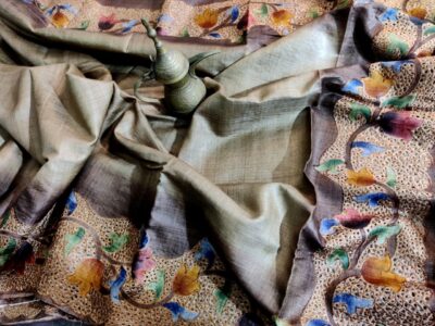 Handloom Pure Tussar Silk Sarees (14)