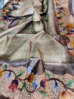 Handloom Pure Tussar Silk Sarees (21)