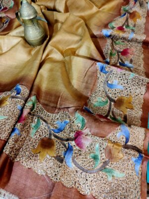 Handloom Pure Tussar Silk Sarees (37)