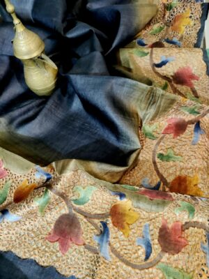 Handloom Pure Tussar Silk Sarees (5)