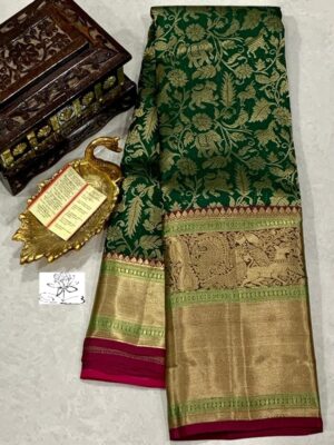 Latest Bridal Kanjivaram Pure Silk Sarees (7)