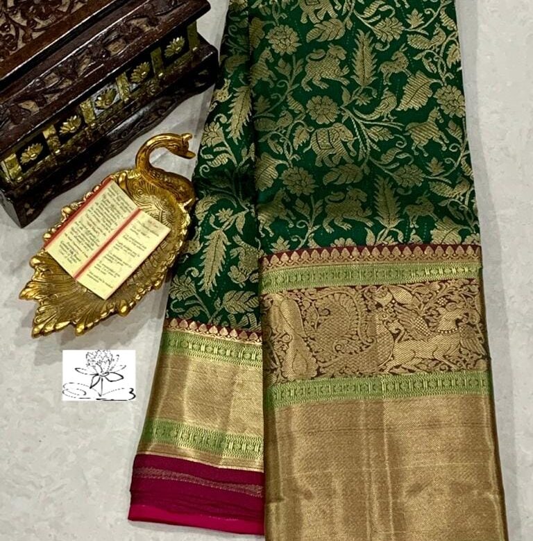 Latest Bridal Kanjivaram Pure Silk Sarees (7)