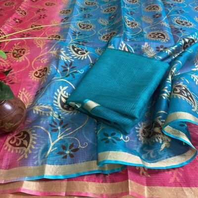 Pure Kota Silk Sarees With Blouse (28)